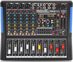 Pyle 6-Channel Console Style Audio Mixer - Image 2