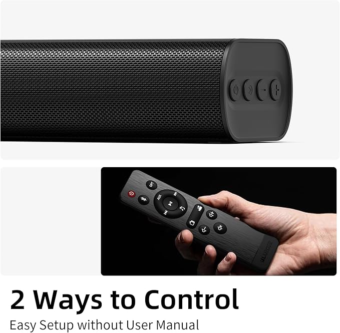 Sound Bars for TV 16-inch, Cinematic TV Sound Bar - Image 5