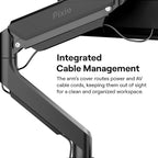 Pixio PS2S Ultrawide Heavy-Duty Premium Single Monitor Arm Stand Desk Mount - Image 5