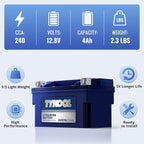 TYKOOL YTX7A-BS -Pro 12.8V 4Ah 240CCA High Performance Lithium Powersports - Image 5
