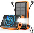 Solar Power Bank Portable Charger 52800mAh 5V/3A Fast Charging Battery Pack by AEECESTORE