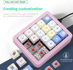 Adventurers K812 Wired Mechanical Numeric Keypad, 19-Key Hot-Swappable RGB - Image 2