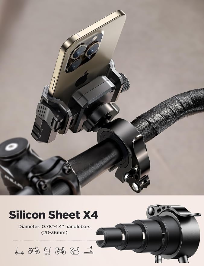 JOYROOM Motorcycle Bike Phone Holder Mount - Image 6
