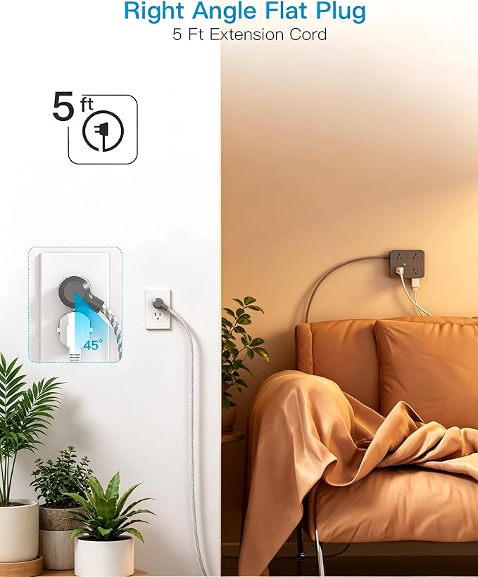 Surge Protector Power Strip - Image 7