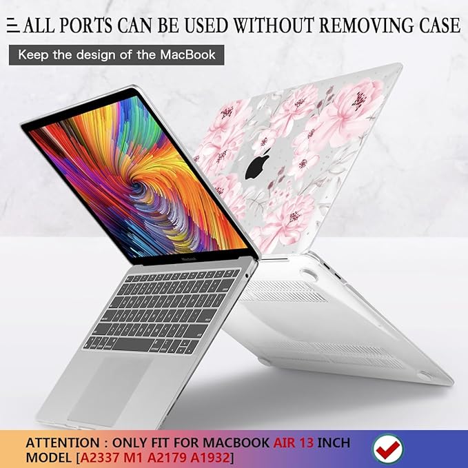 CISSOOK Compatible with MacBook Air 13 inch Case M1 Chip 2021 2020-2028 Release - Image 5
