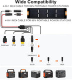 200W Portable Solar Panel for Power Station Generator, 200 Watt Foldable Solar - Image 3