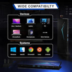 PORTTA 14 in 1 Docking Station Triple Display, HDMI x3, USB x6, 100W PD - Image 6