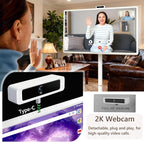 OFD 32 Inch Portable Smart TV FHD 1080P IPS Touchscreen, Running Android 15 OS - Image 7