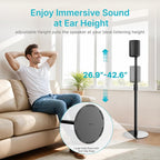 Adjustable Height Speaker Stands Compatible - Image 3