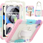 SEYMAC for iPad Air 5th/ 4th Generation Case 10.9", Full-Body Shockproof by SEYMAC