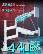 Vertical Dual Monitor Mount for 17-49 Inch Ultrawide Heavy Duty Curved Screen - Image 4