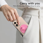 Magnetic Phone Ring Grip Holder, Silicone Finger Loop Grip, Compatible - Image 9