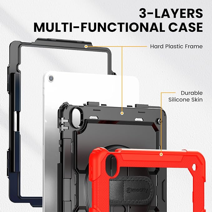 timecity for iPad Air 13 Inch Case M3 2025/ M2 2024, 360° Rotating Stand - Image 8