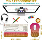 Hokafenle 2 in 1 Ergonomic Mouse Pad Wrist Support & Wrist Rest - Image 2