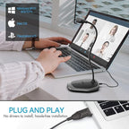 CMTECK USB Computer Microphone, Plug &Play Desktop Omnidirectional Condenser PC - Image 5