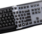 Silicone Keyboard Cover for Logitech K120 & MK120 Ergonomic Desktop USB Wired - Image 5