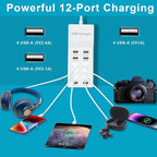Multiple USB Charger Station 12 multiport Charger Station Hub - Image 4