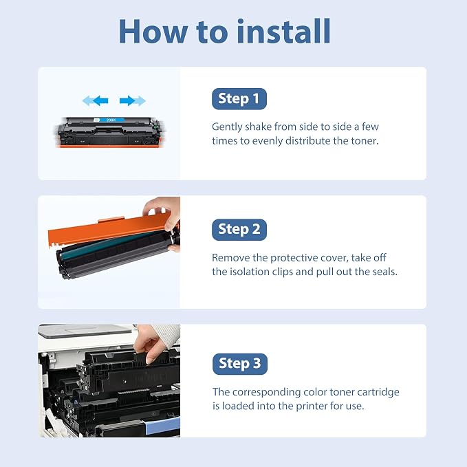 206X Toner Cartridges High Yield 4 Pack Compatible - Image 4