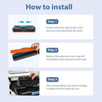 206X Toner Cartridges High Yield 4 Pack Compatible - Image 4