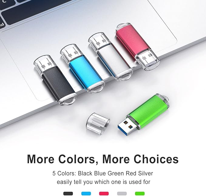 TOPESEL 32GB 10Pack 3.0 USB Flash Drive High Speed 32G Thumb Drive Memory Stick - Image 6