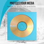 Flexzion DVD CD Sleeves 100 Pack - Image 7