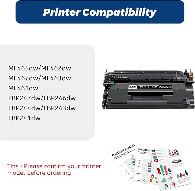 070 Toner Cartridges, for Canon 070 CRG070 070H for Canon imageCLASS MF465dw - Image 2