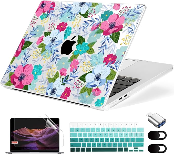 Compatible with MacBook Air 13.6 inch Case, M4 A3240/M3 A3113/M2 A2681 by MecBevia