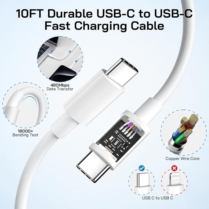 30W USB C i Phone 16 15 Charger Fast Charging, iPad Pro - Image 4