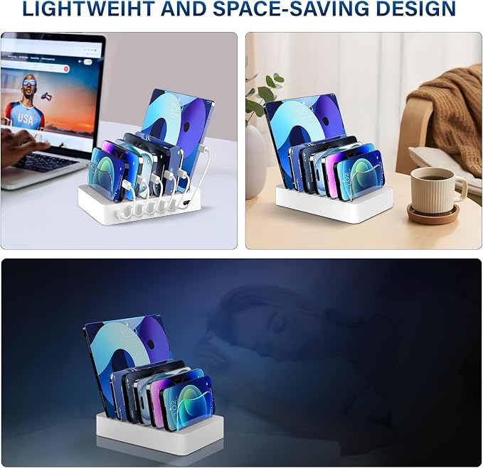 Charging Station for Multiple Devices: 68W 6 Port 20W Fast Phone Charger Dock - Image 7
