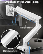 Single Monitor Arm Fits up to 32 Inch Computer Screens, Holds 4.4-22lbs - Image 7