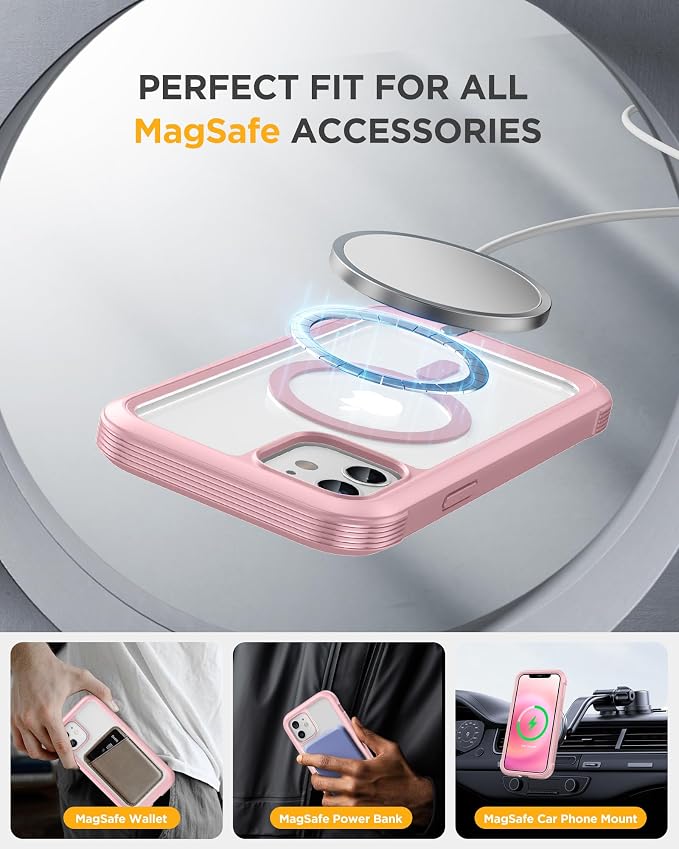 Miracase Magnetic for iPhone 12 mini Case, Drop & Scratch-Resistant, Shockproof - Image 6