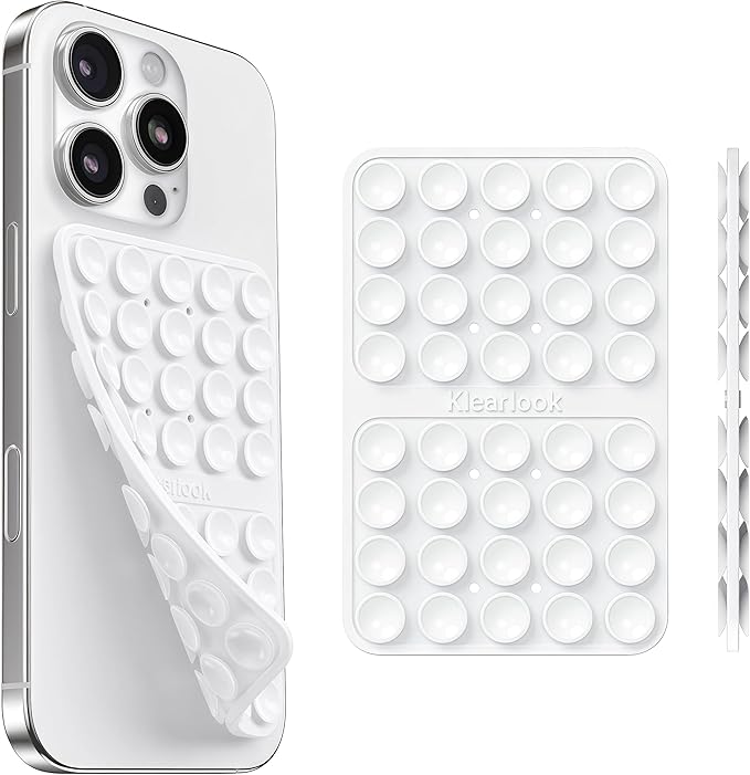Klearlook Silicone Suction Cup Phone Case Mount Double Sided, Silicon Sticky by KlearlookMaximizedClarity