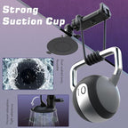 Shower Mirror Phone Holder, Suction Cup Mirror Phone Mount - Image 4