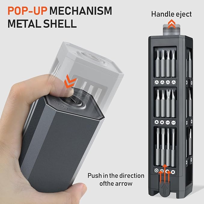 ZOE Electric Screwdriver, Mini Precision Screwdriver Set Cordless Screw driver - Image 4