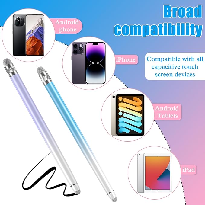 2PCS Stylus Pens for Touch Screens, Stylus Pen for iPhone/iPad/Tablet - Image 6