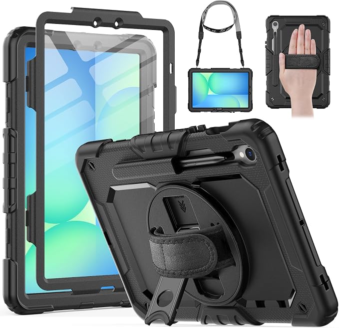 HXCASEAC Case for Galaxy Tab S10 FE / S9 FE 5G 10.9 inch, Shockproof Design by HXCASEAC