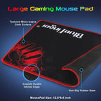 BlueFinger RGB Gaming Keyboard and Backlit Mouse and Headset Combo, USB Wired - Image 7