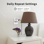 TiFFCOFiO Indoor Mechanical Light Timer, 3 Prong Plug in Outlet Timer, 2 - Image 4