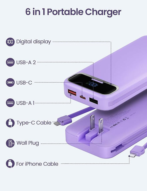 12000mAh Lightweight-Portable-Charger-Power-Bank - Image 2