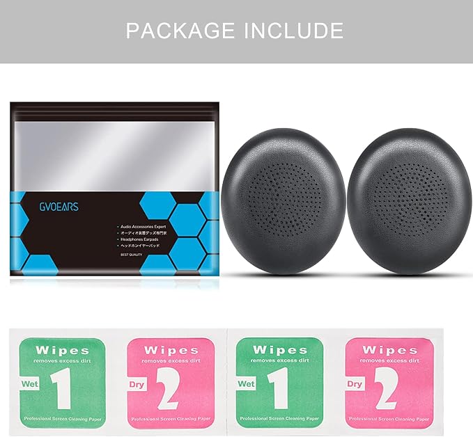 Ear Pads Replacement for Jabra Evolve2 65/Evolve2 40/Elite 45h On-Ear Wireless - Image 7