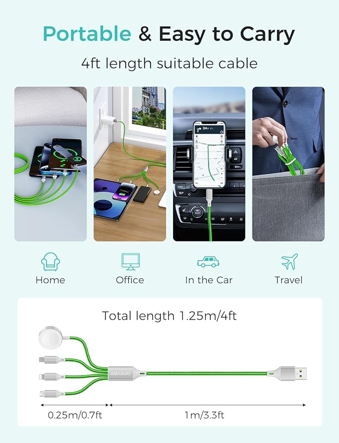 Travel Essentials Multi Charging Cable - Image 5