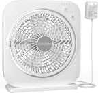 Portable Table fan, Window Fan, Small Box Fan by Cmyfato