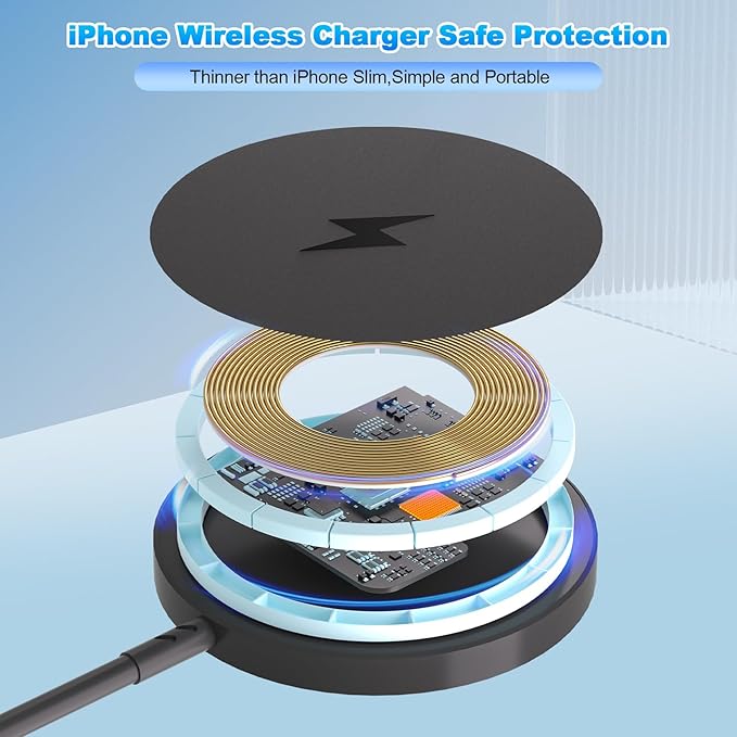 Magnetic Wireless Charger for iPhone 17 16 - Image 5