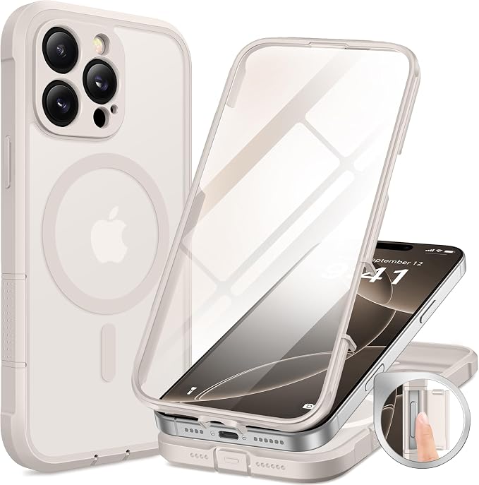 BERFY Magnetic for iPhone 16 Pro Max Case, Compatible by BERFY