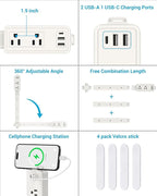Outlet Extender Stick | Free Combination | USB-A, USB-C Port, 2 AC Outlets - Image 7