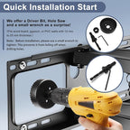 Wire Hiders for TV on Wall, 3in Off White in Wall Cable Management Kit - Image 3