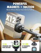 Bracketron MagSafe Car Mount, MagAlign Max Magnetic Phone Holder - Image 5
