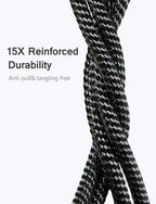 Short Lightning Cable 1FT 3Pack 12 inch iPhone Charger USB Fast Nylon Braided - Image 6