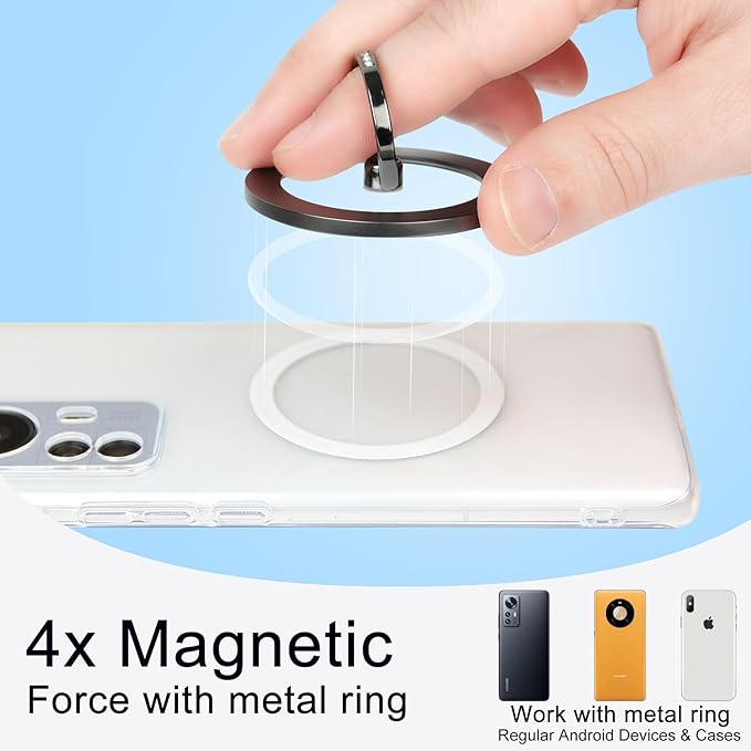 Magnetic Phone Grip for MagSafe, EI Sonador Magnet Phone Ring Holder, Compatible - Image 4