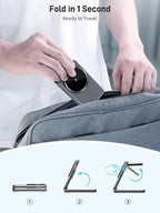 Magnetic Wireless Charger for Samsung, 3 in 1 Foldable MagSafe Charging Station - Image 4